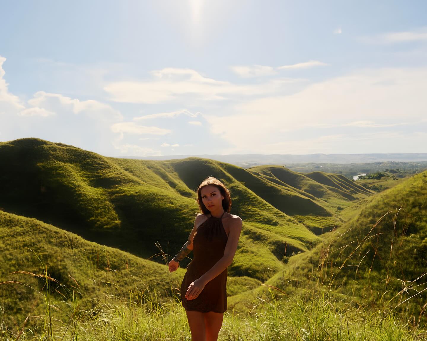 Green hills, Indonesia